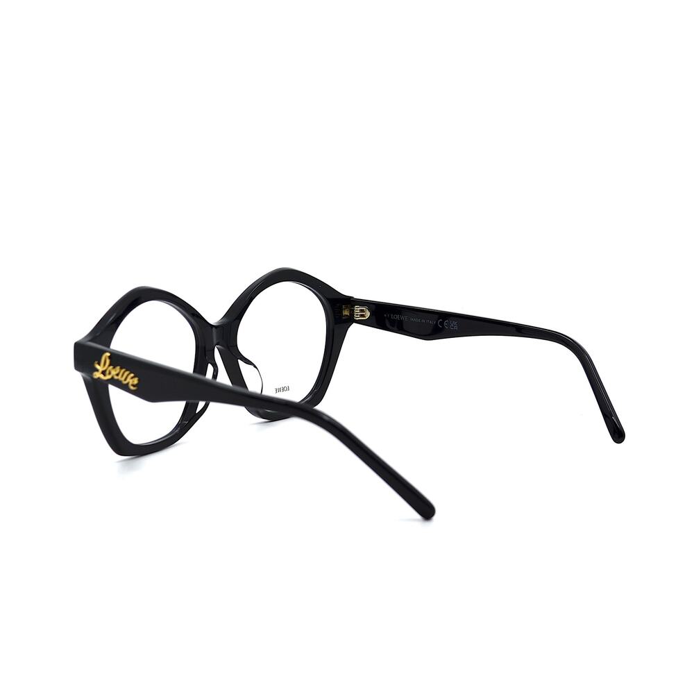 NEW LOEWE LW50053U 001 SHINY BLACK WOMEN'S EYEGLASSES FRAME - Picture 5 of 12